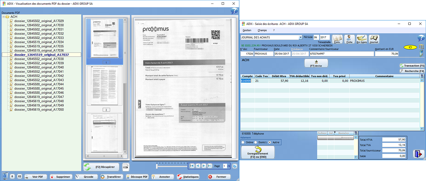 Adibox récupértation document